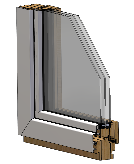 IV78 DREWNO+ ALUMINIUM